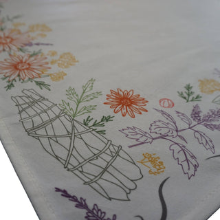 Kitchen Witch Herbology, Smoke Cleansing, Altar-Tarot Cloth