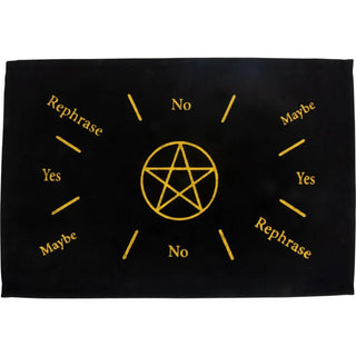 Printed Cotton Pendulum Mat - Pentacle Gold (Each) 