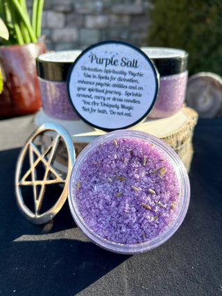 Purple Witches Salt-Divination and Third Eye