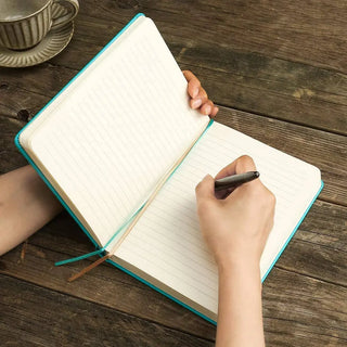 Victoria's Journals Antique Style Diary Vegan Leather (Red) 