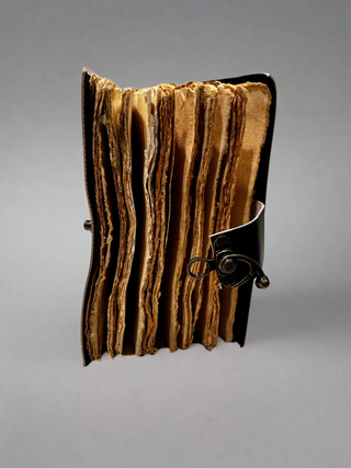 Leather Owl & Moon Journal