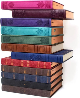 Victoria's Journals Antique Style Diary Vegan Leather (Red) 