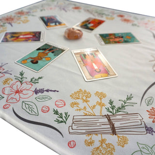 Kitchen Witch Herbology, Smoke Cleansing, Altar-Tarot Cloth