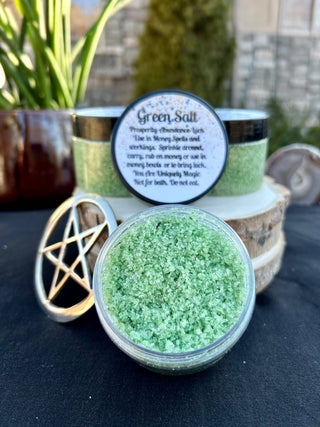 Green Witches Salt-Prosperity and Wealth