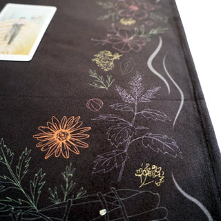 Kitchen Witch Herbology, Smoke Cleansing, Altar-Tarot Cloth