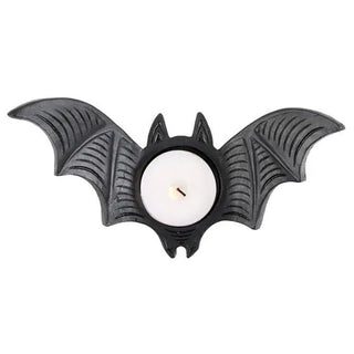 Gothic Bat Tealight Candle Holder 